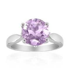 Anello in argento con Fluorite Viola