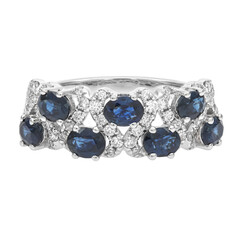Blauer Ceylon-Saphir-Goldring