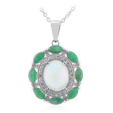 Welo-Opal-Silberhalskette
