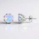 AAA Welo Opal Silver Earrings (de Melo Essence)
