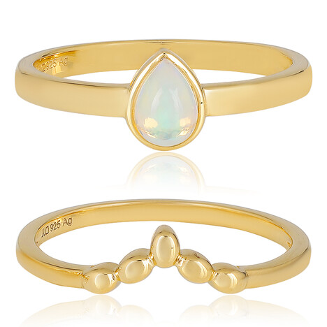 Anillo en plata con Ópalo de Welo