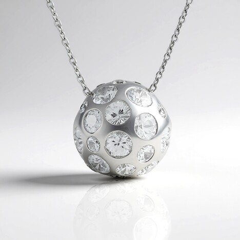 Collana in argento con Zircone (de Melo)