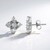 Orecchini in argento con Zircone (Adela Silber)