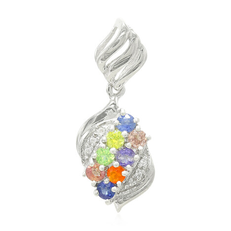 Colgante en plata con Zafiro de Mozambique