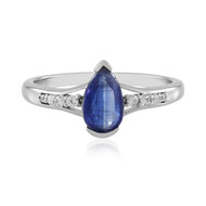 Bague en argent et Kyanite du Népal