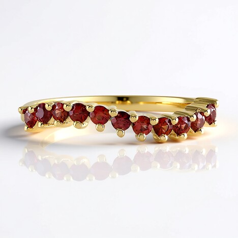 Anello in oro con Rubino Tanzania