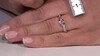 Gouden ring met een Diamant SI1 (G) (Annette)