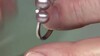 Anillo en plata con Perla Ming púrpura (TPC)