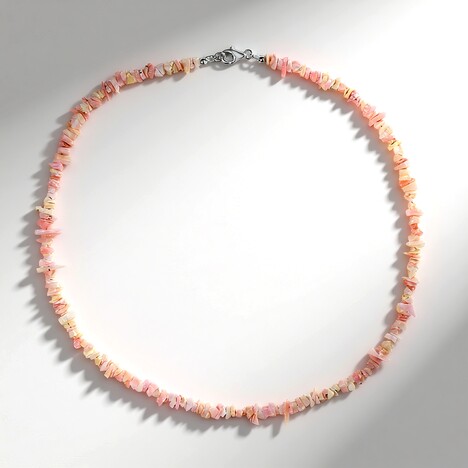 Collana in argento con Opale Rosa