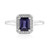 Anello in argento con Iolite