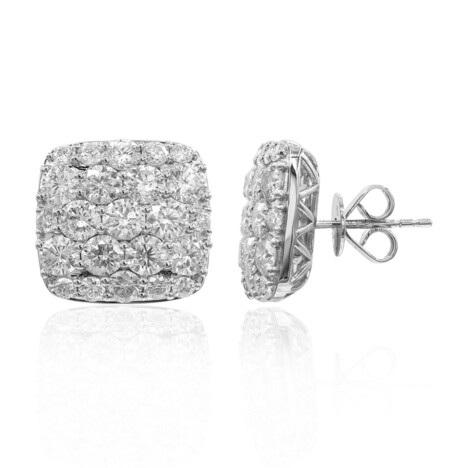 Gouden oorbellen met I1 (H) Diamanten (CIRARI)