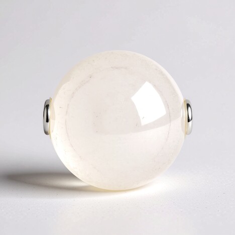 Ciondolo in argento con Selenite (MONOSONO COLLECTION)