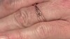 Zilveren ring met een I2 Rode Diamant