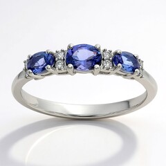 Anello in oro con Tanzanite AAA (CIRARI)
