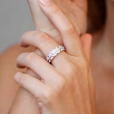 Anillo en plata con Zircón