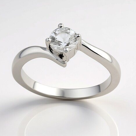 Anello in argento con Danburite