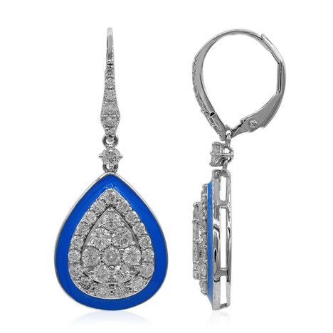 Pendientes en oro con Diamante I1 (H)  (CIRARI)