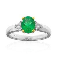 Anello in oro con Smeraldo Colombiano (CIRARI)