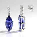 Orecchini in oro con Tanzanite AAA (CIRARI)