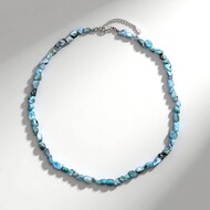 Larimar-Silberhalskette