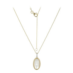 Collana in argento con Madreperla (Adela Silber)