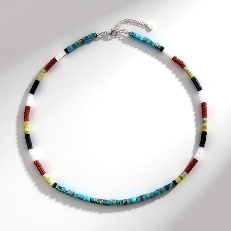Collana in argento con Ossidiana