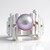 Anello in argento con Perla Ming Porpora (TPC)