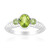 Anello in argento con Peridoto Jilin (Pallanova)