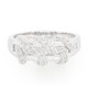 Bague en argent et Topaze blanche