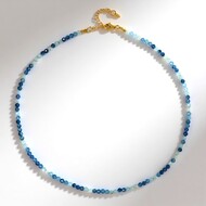 Brazilian Aquamarine Silver Necklace