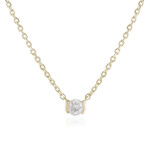 Collana in oro con Diamante IF (G)