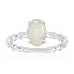 Australischer Opal-Silberring