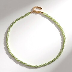 Collana in argento con Peridoto
