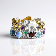 Anillo en plata con Amatista (Gems en Vogue)