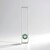 Ciondolo in argento con Smeraldo Russo (MONOSONO COLLECTION)