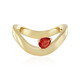 Anello in argento con Rubino Tanzania