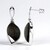 Boucles d'oreilles en argent et Chêne des marais (dagen)