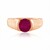 Madagascar Ruby Silver Ring (de Melo Essence)