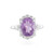 Lavendel-Amethyst-Silberring