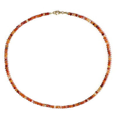 Collana in argento con Corniola