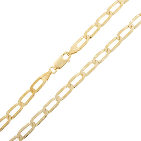 Silber-Ankerkette - 26,3 g - 65 cm - vergoldet