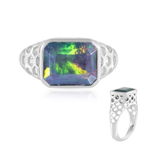 Anillo en plata con Ópalo de Mezezo (de Melo Essence)