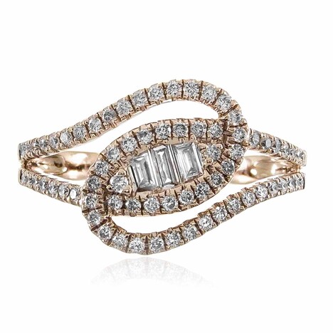 10K SI1 (H) Diamond Gold Ring