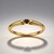 Anello in oro con Diamante Porpora I2