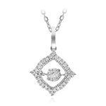 14K SI1 (H) Diamond Gold Necklace (CIRARI)