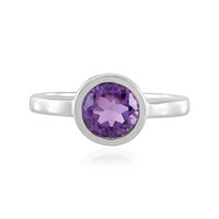 Anello in argento con Ametista Uruguay