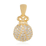 Zirkon-Silberanhänger