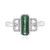 Benedito Green Tourmaline Silver Ring