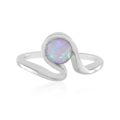 Bague en argent et Opale Welo (de Melo Essence)