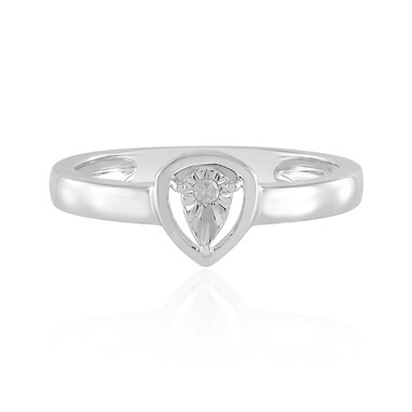 I2 (J) Diamant-Silberring